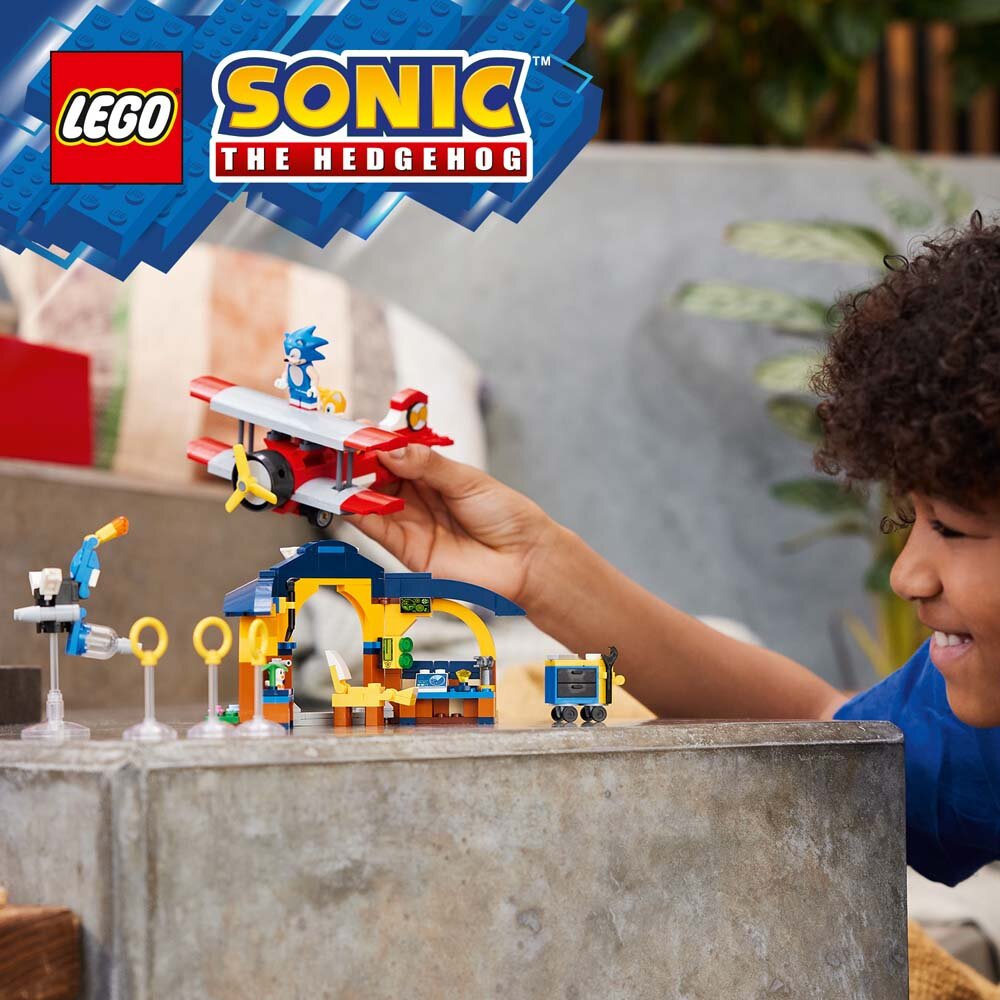 LEGO Sonic The Hedgehog - Tails‘ Tornadoflieger mit Werkstatt 6+
