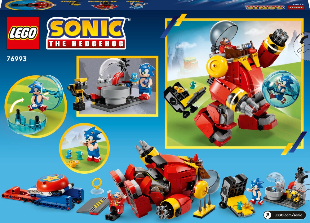 LEGO Sonic The Hedgehog - Sonic vs. Dr. Eggmans Death Egg Robot 8+
