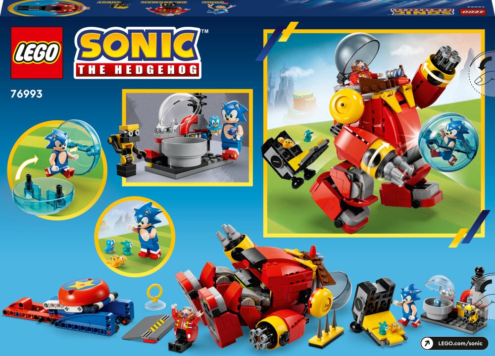 LEGO Sonic The Hedgehog - Sonic vs. Dr. Eggmans Death Egg Robot 8+