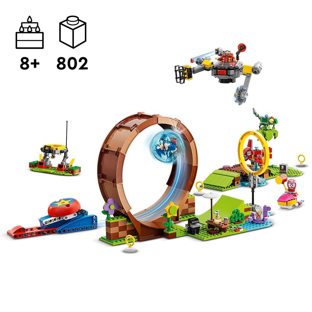 LEGO Sonic The Hedgehog - Sonics Looping-Challenge in der Green Hill Zone 8+