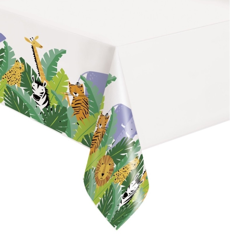 Safari Animals - Tischdecke aus Kunststoff 137 x 213 cm
