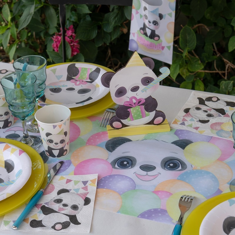 Panda - Tischläufer 5 Meter