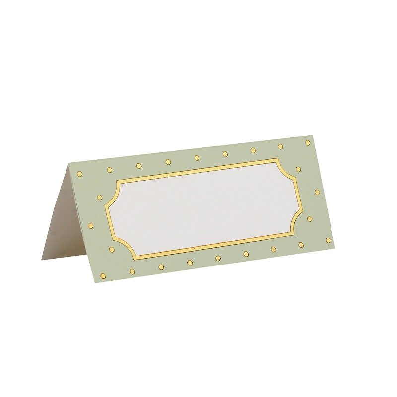 Platzierungskarten Olivgrün 10er-Pack