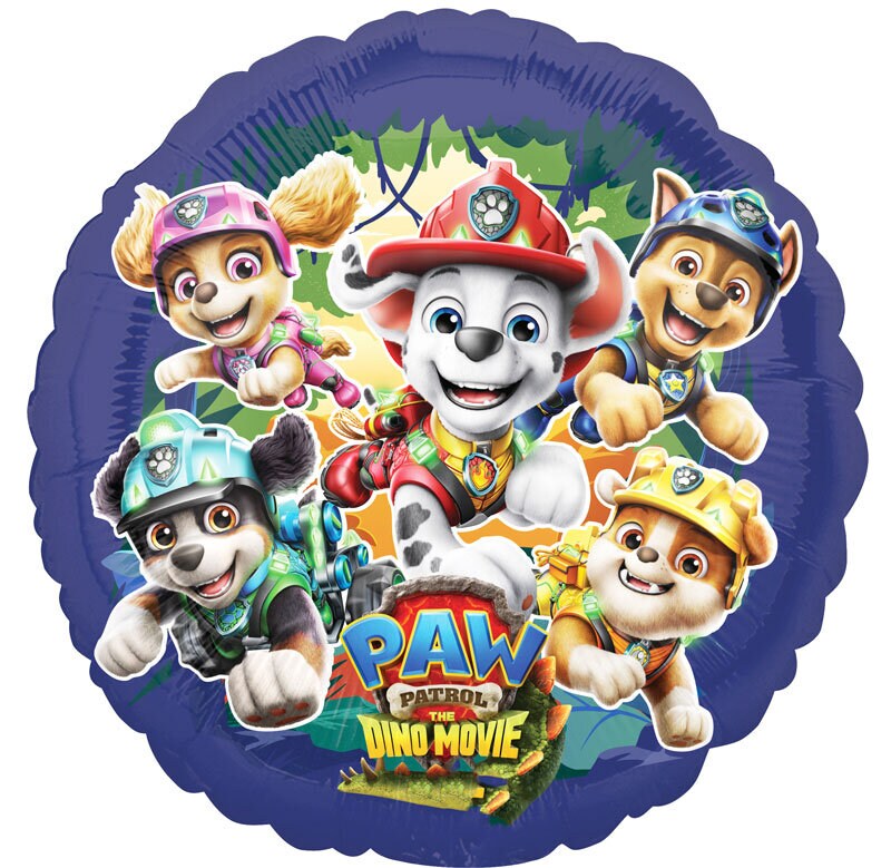 Paw Patrol Dino Movie Folienballon 45 cm