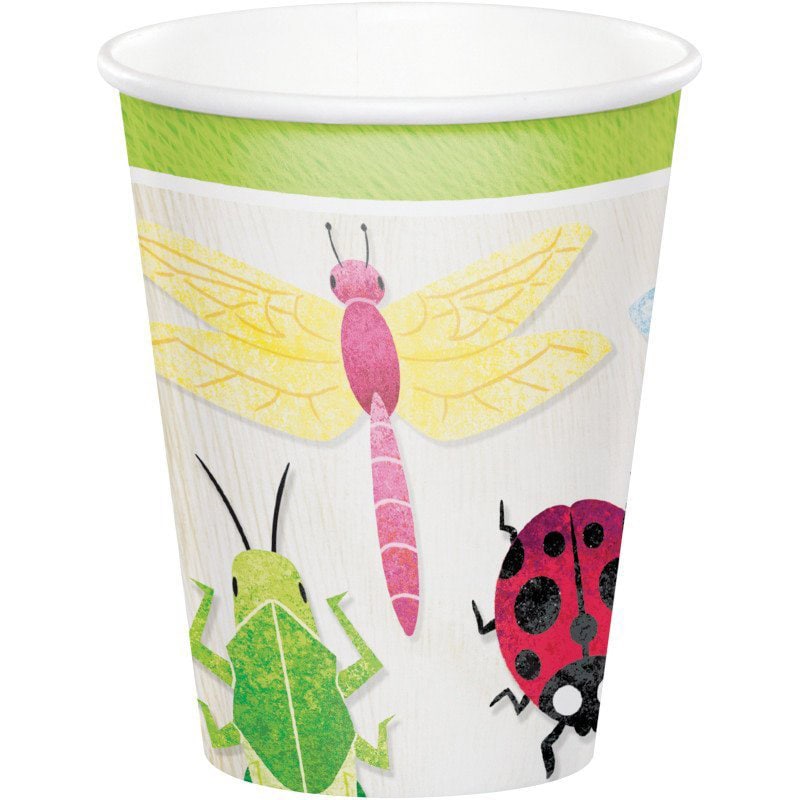 Birthday Bugs - Pappbecher 8er-Pack