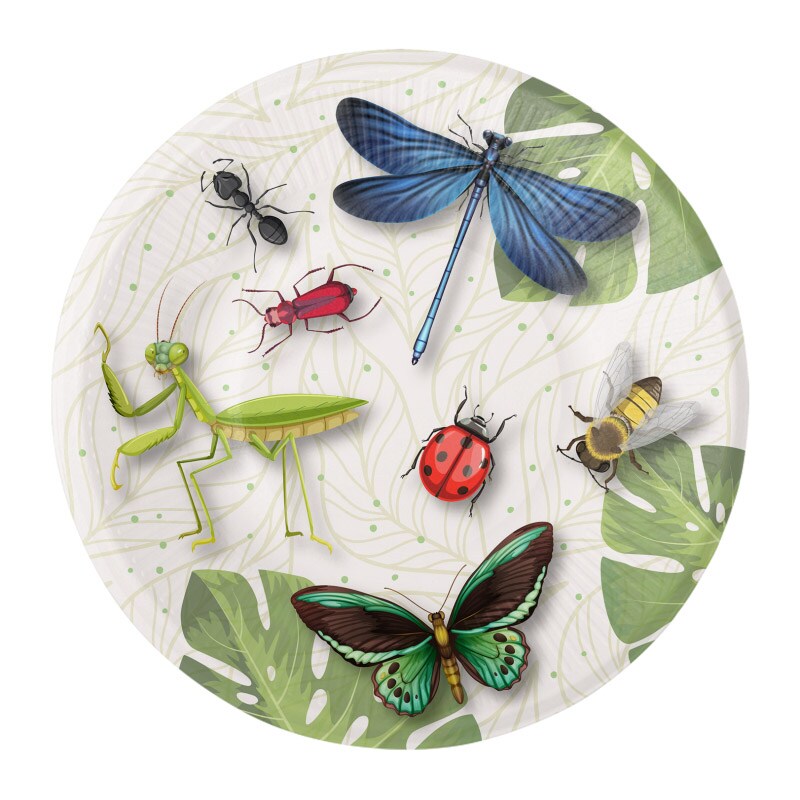 Birthday Bugs - Kuchenteller 8er-Pack