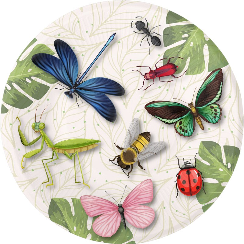 Birthday Bugs - Teller 8er-Pack
