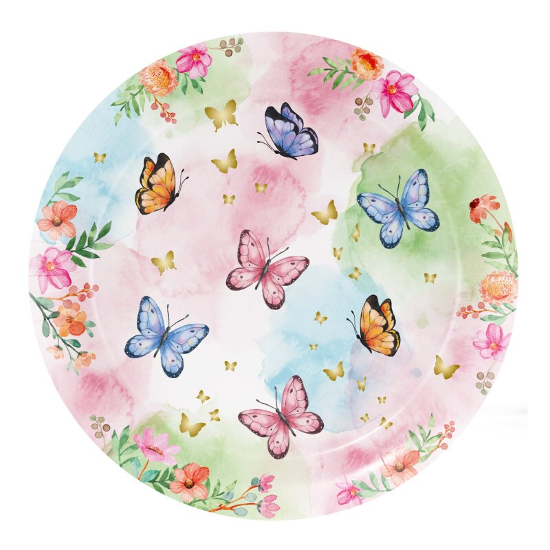 Butterfly Shimmer - Kuchenteller 8er-Pack