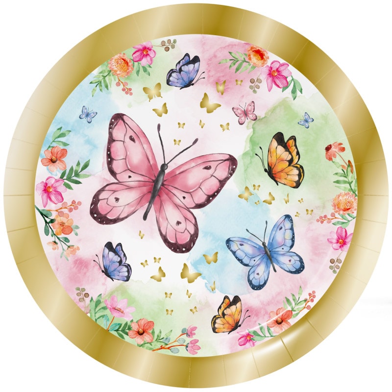 Butterfly Shimmer - Teller 8er-Pack