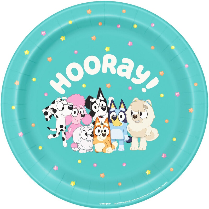 Bluey Party Teller 8er-Pack
