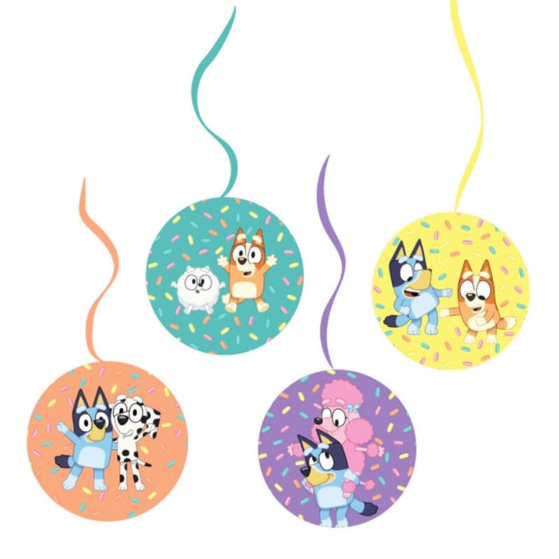 Bluey Deko-Spiralen 4er-Pack