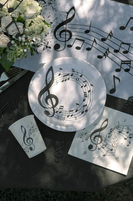 Musiknote - Pappbecher 10er-Pack