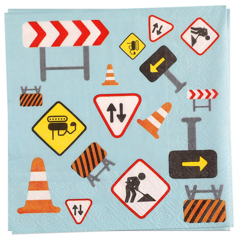 Construction - Servietten 20er-Pack