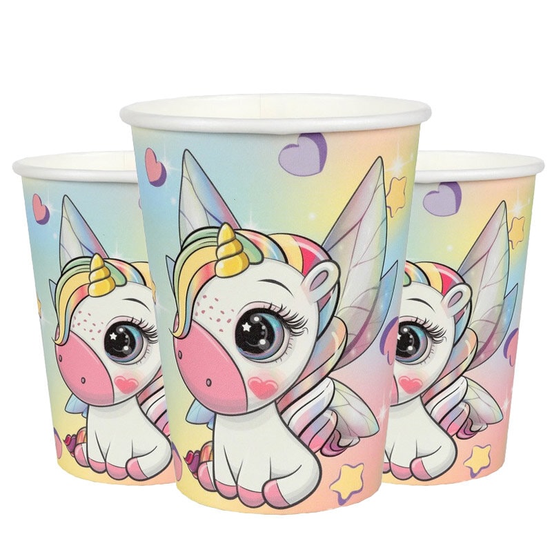 Unicorn Fairy - Pappbecher 10er Pack