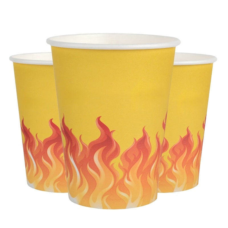 Feuerwehr Pappbecher 10er-Pack