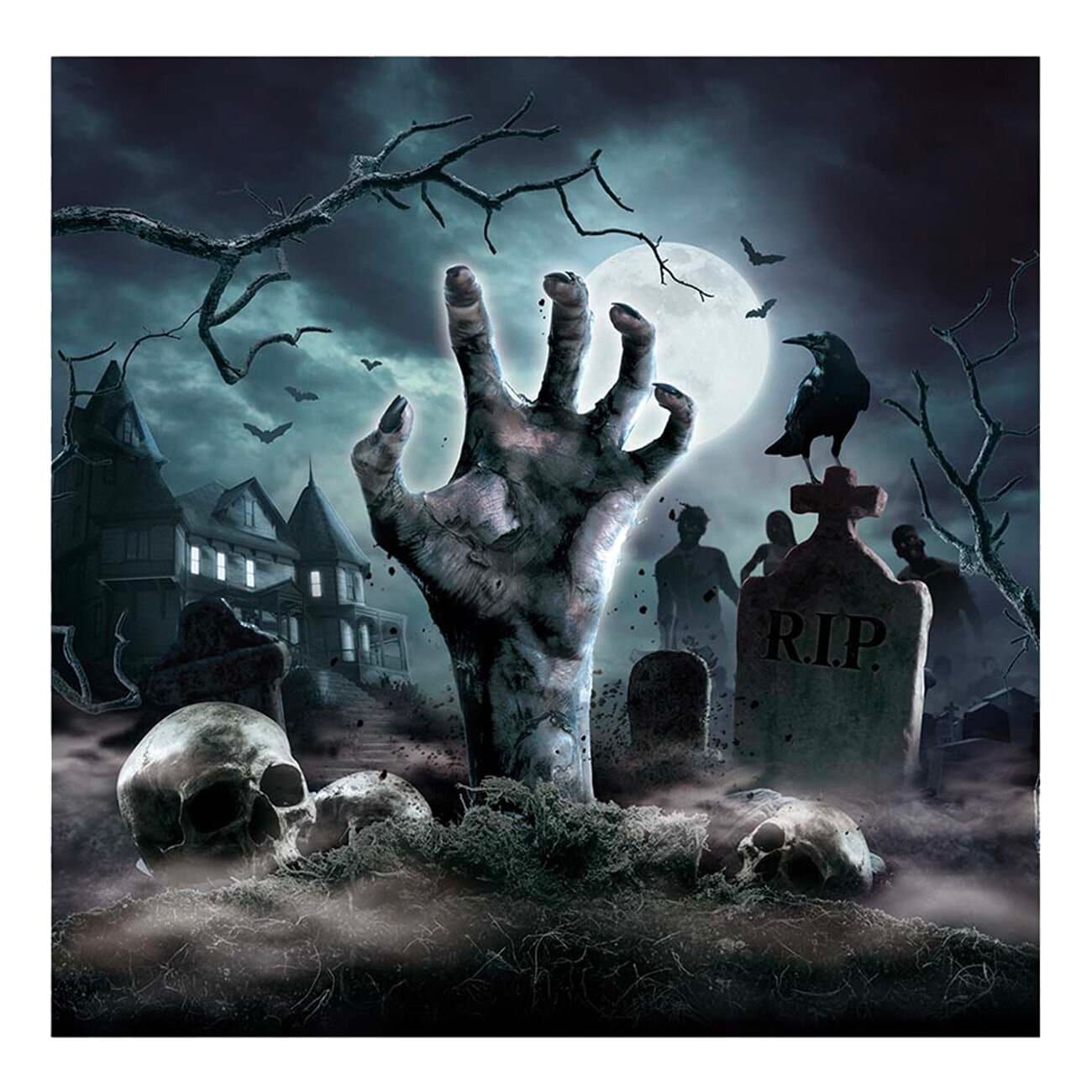 Halloween Cementary - Servietten 12er Pack