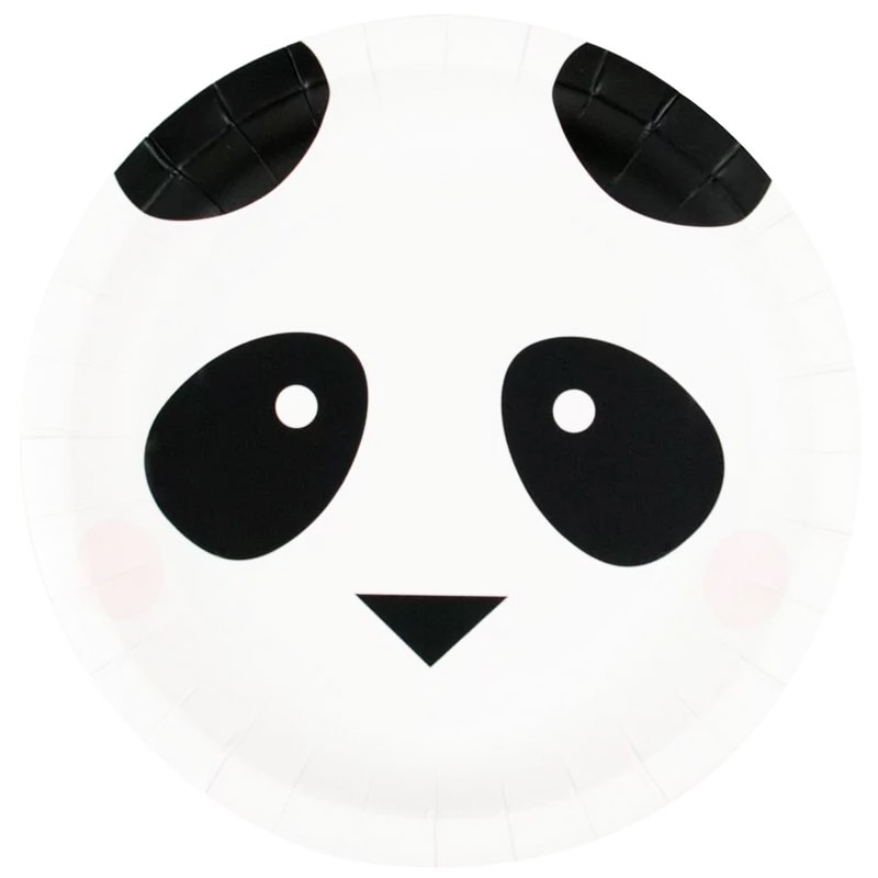 Panda - Teller 8er-Pack