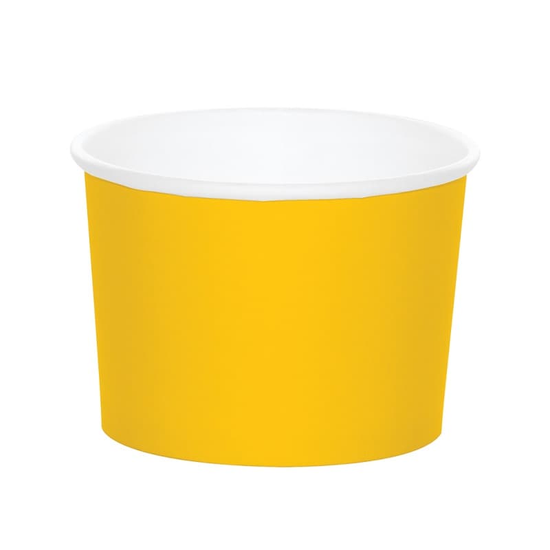 Eisbecher Gelbe 8er-Pack