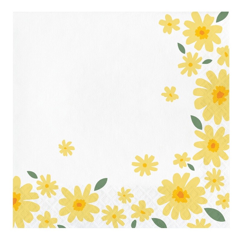 Sweet Daisy - Servietten 16er-Pack