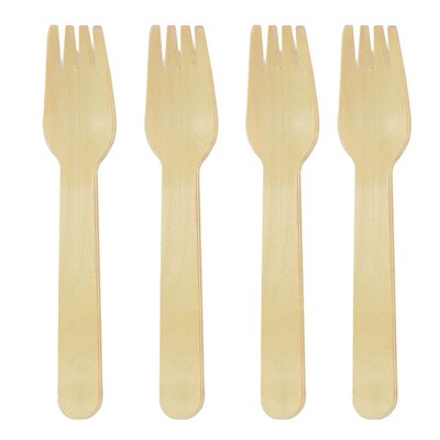 Holzgabeln 8er-Pack
