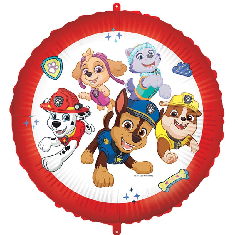 Paw Patrol - Folienballon mit Ballongewicht