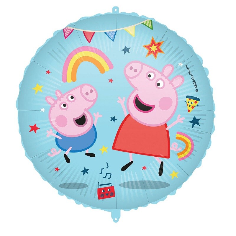 Peppa Wutz - Folienballon mit Ballongewicht