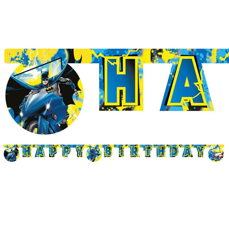 Batman - Girlande Happy Birthday