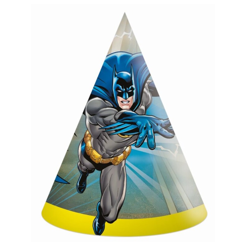 Batman - Partyhüte 6er-Pack