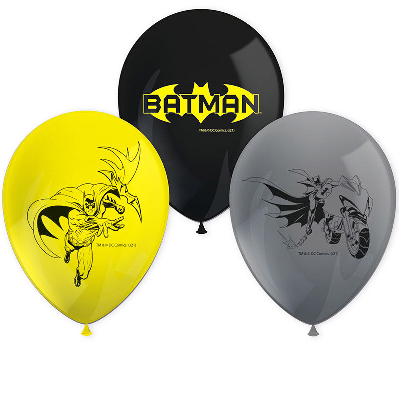 Batman - Luftballons 8er Pack