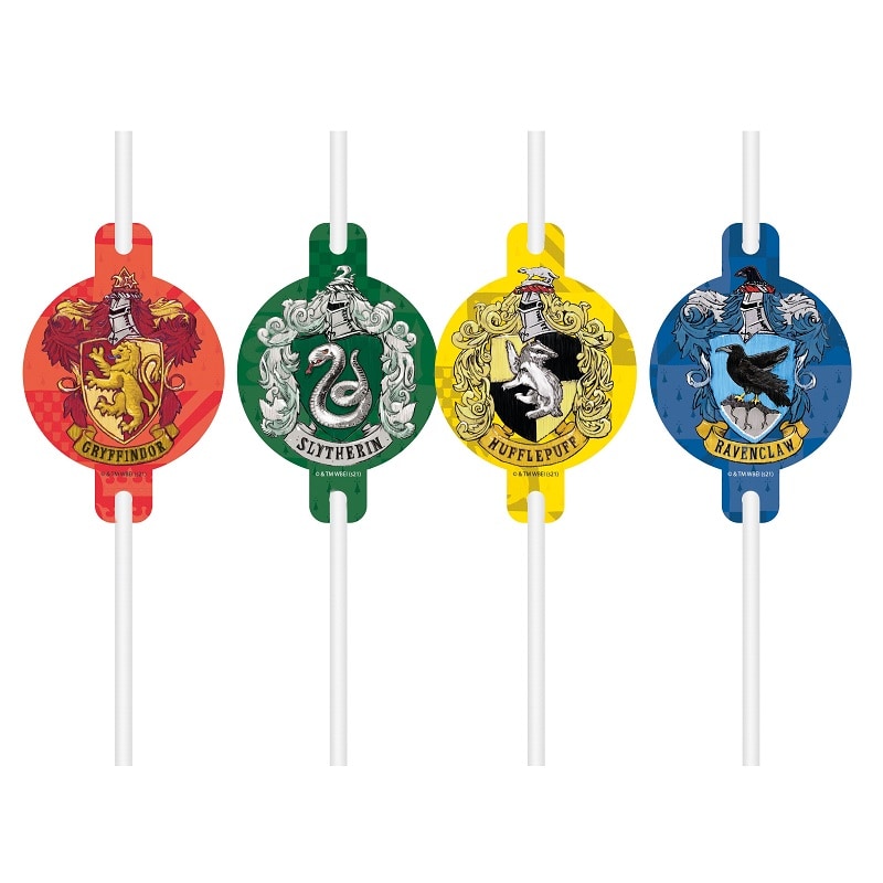 Harry Potter - Papiertrinkhalme 4er-Pack