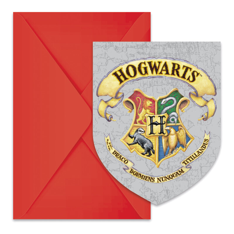 Harry Potter - Einladungskarten 6er Pack