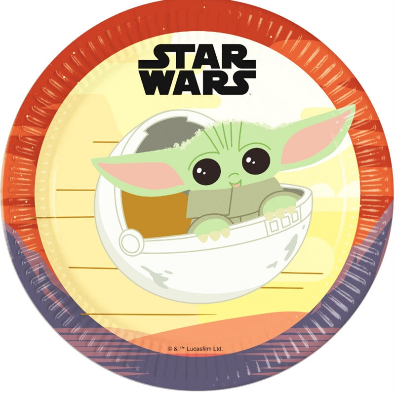 Star Wars Mandalorian - Teller 8er-Pack