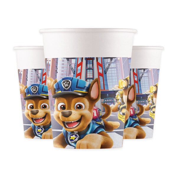 Paw Patrol The Movie - Pappbecher 8er Pack