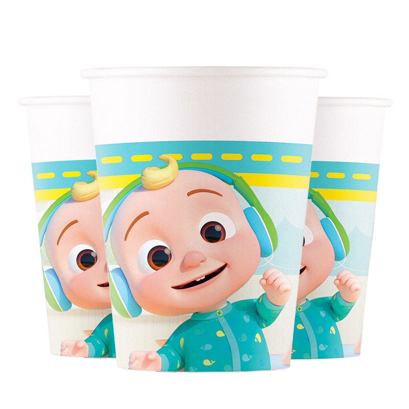Cocomelon - Pappbecher 8er-Pack