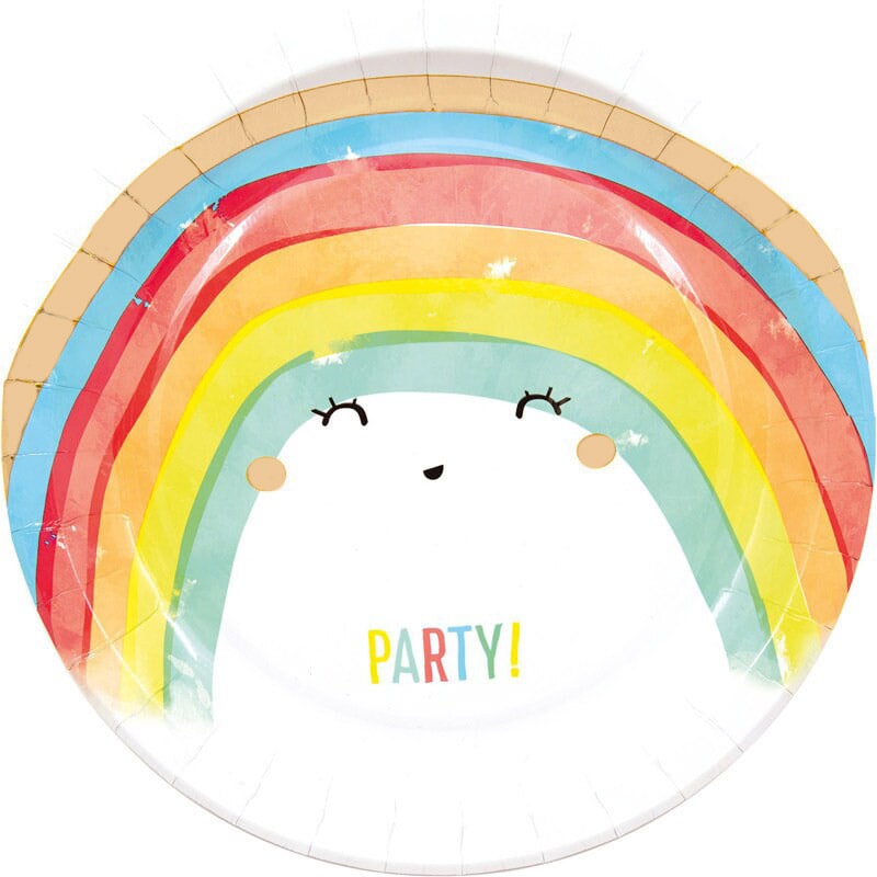Rainbow Party - Teller 8er Pack