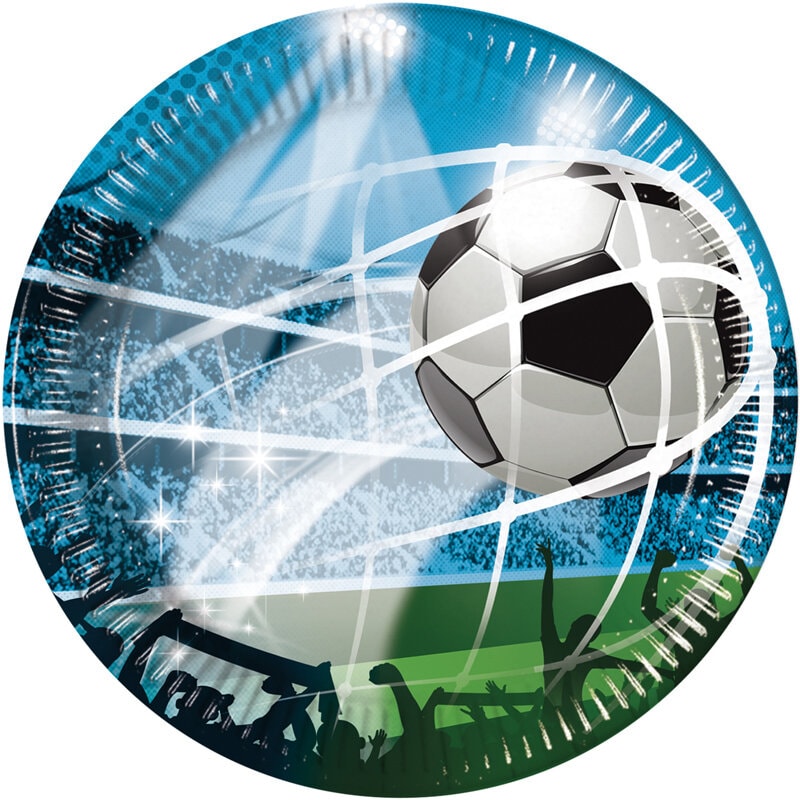 Fußballfans - Teller 8er-Pack