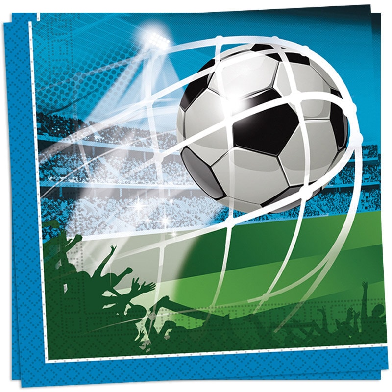 Fußballfans - Servietten 20er-Pack