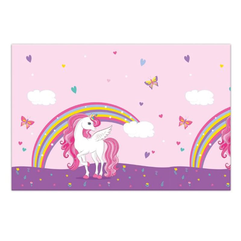 Unicorn Rainbow - Tischdecke 120 x 180 cm
