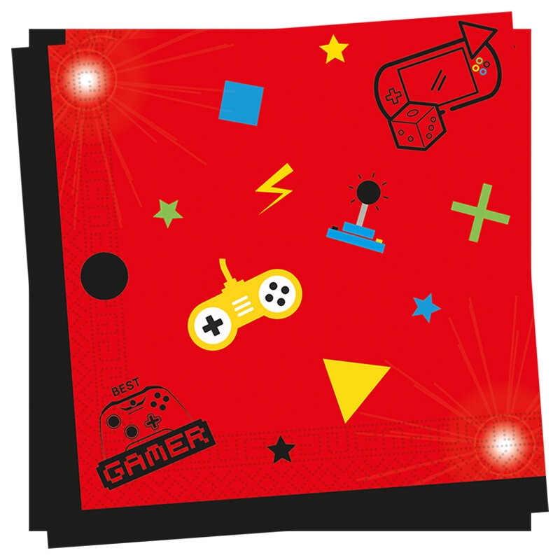 Gamer Party - Servietten 20er-Pack