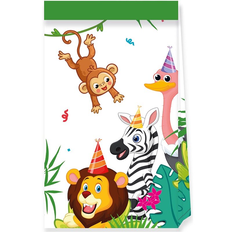 Jungle Balloons - Geschenktüten aus Pappe 4er-Pack