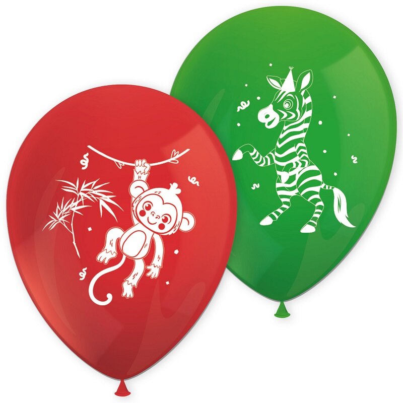 Jungle Balloons - Luftballons 8er-Pack