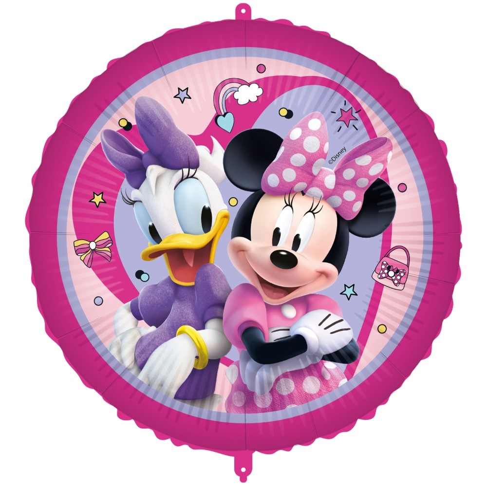 Minnie Maus - Folienballon mit Ballongewicht