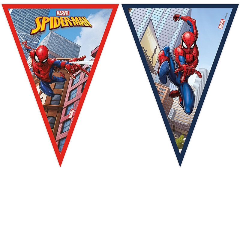 Spiderman - Wimpelkette aus Papier 230 cm