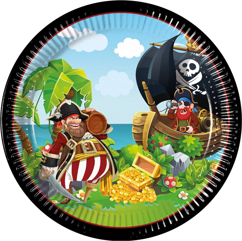 Pirates Island - Teller 8er-Pack