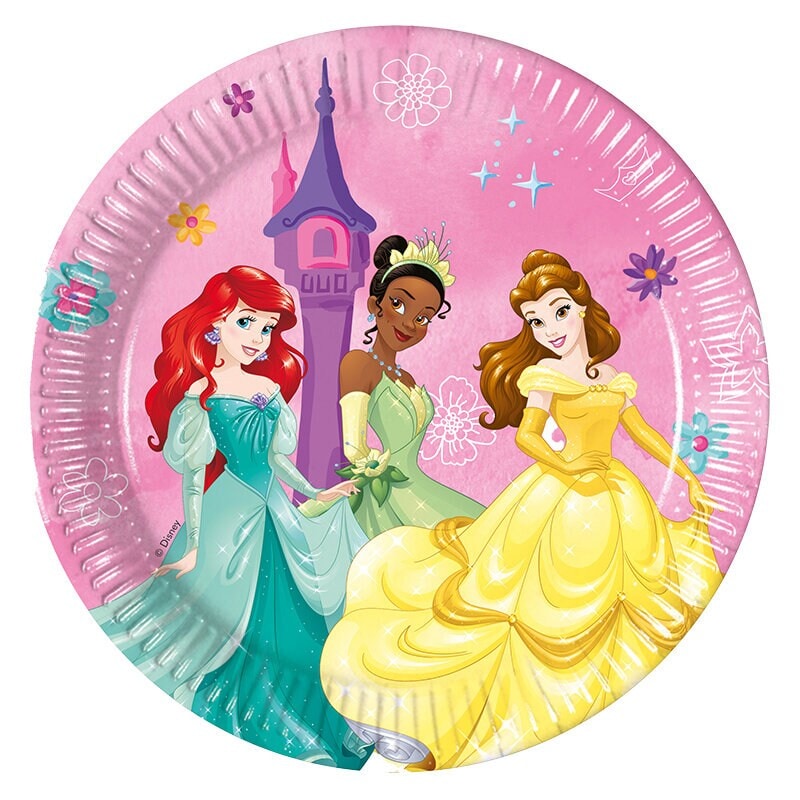Disney Prinzessinnen - Kuchenteller 8er Pack