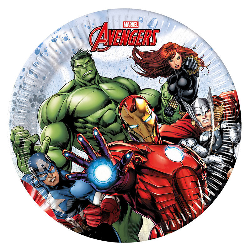 Avengers - Kuchenteller 8er Pack