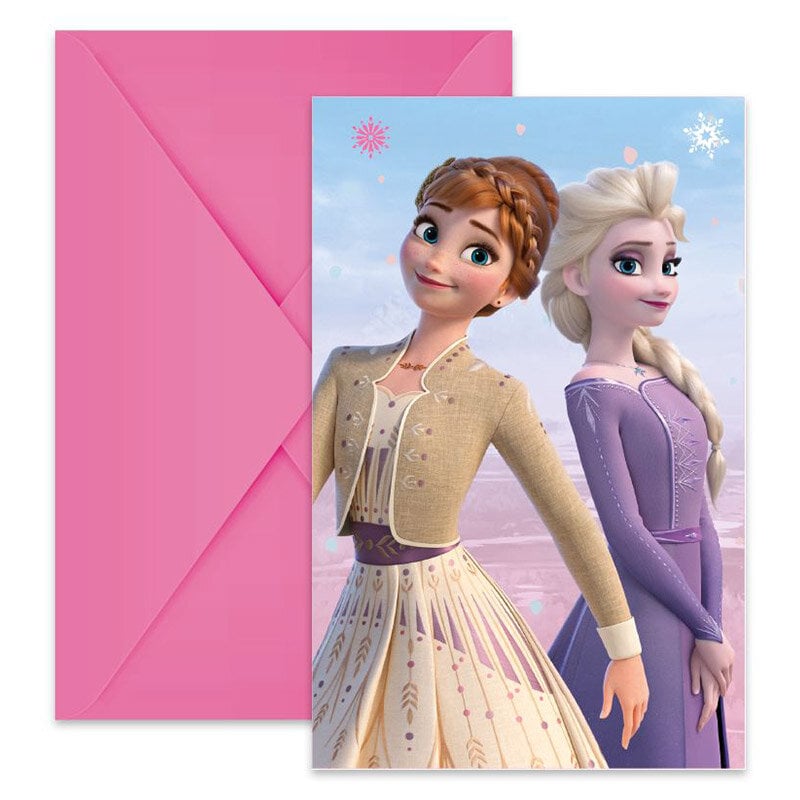 Frozen 2 Wind Spirit - Einladungskarten 6er Pack