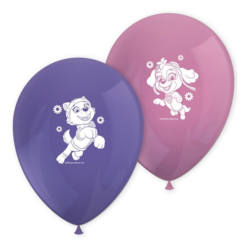 Paw Patrol Skye & Everest - Luftballons 8er Pack