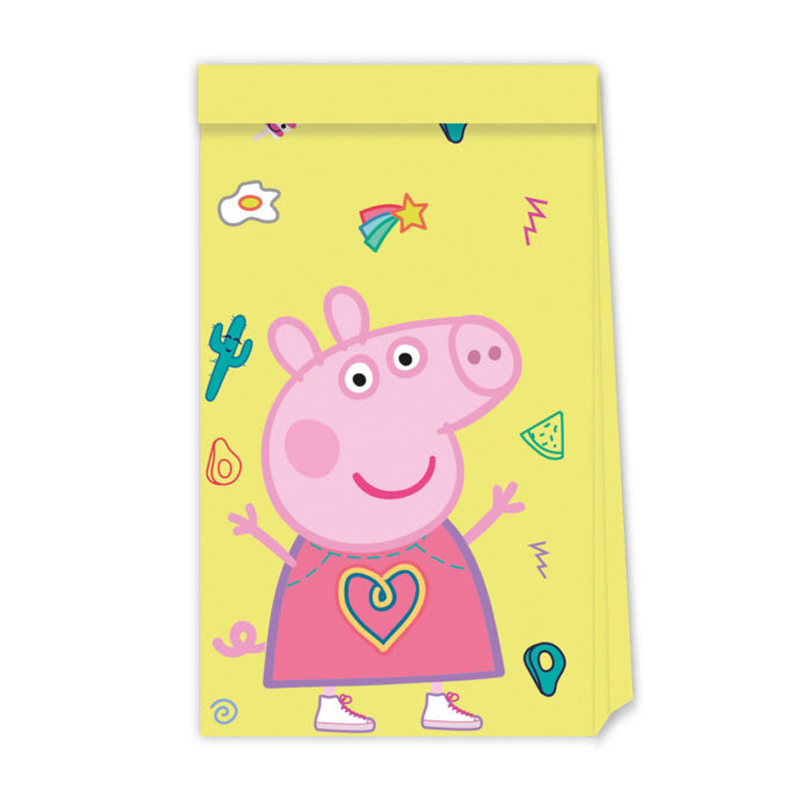 Peppa Wutz Geschenktüten aus Papier 4er-Pack