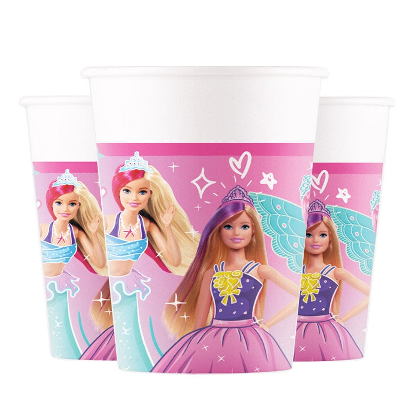 Barbie - Pappbecher 8er-Pack